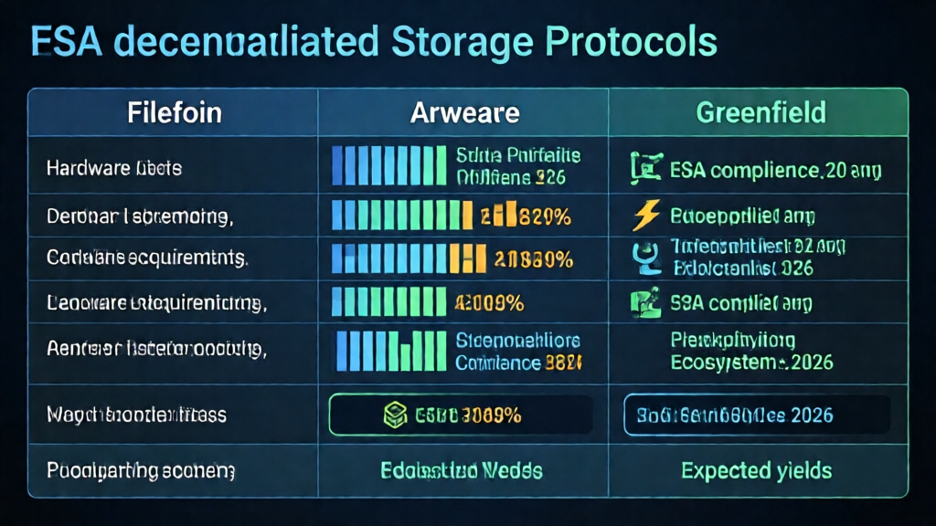 Decentralized Storage Wars: Filecoin vs. Arweave vs. Greenfield in 2026