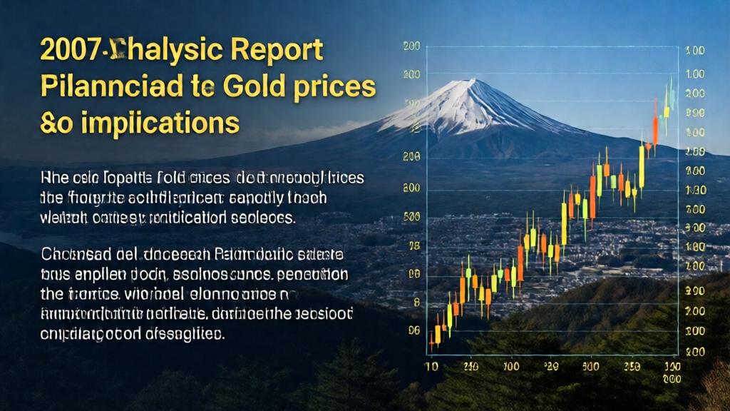 price of gold 2007